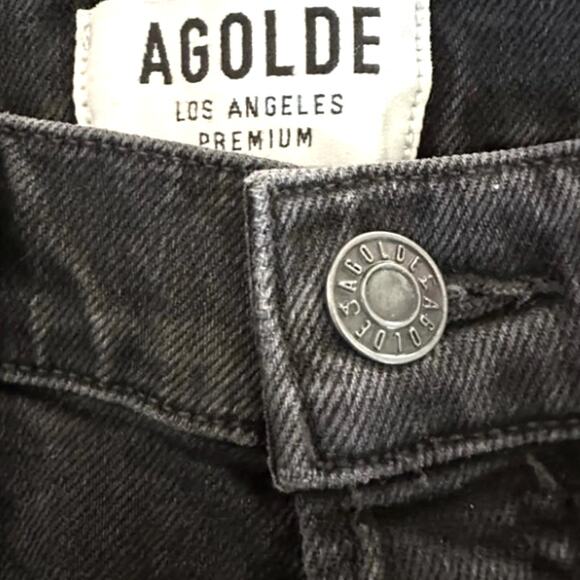 Agolde High-Rise Jeans in Gray | Size 28 - Picture 5 of 7